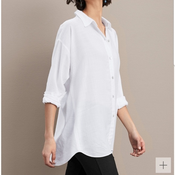 Eileen Fisher Classic Collar Shirt 